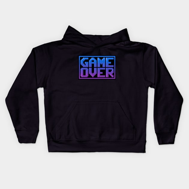 Game Over Kids Hoodie by Digitalscribbles